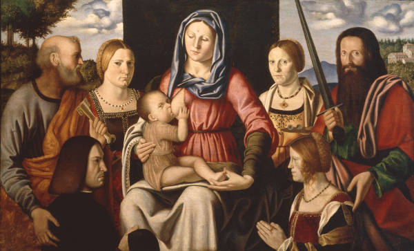 Mary, Child, Saints / Luini de Bernardino Luini