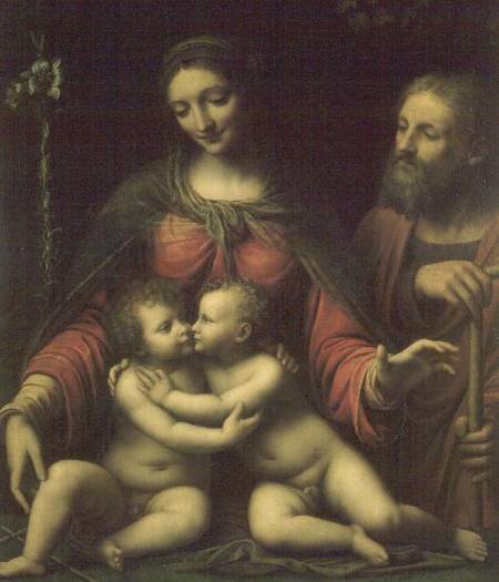 The Holy Family with the Infant St. John de Bernardino Luini
