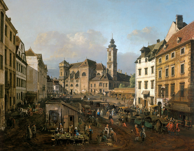 Vienna / Freyung / Canaletto de Bernardo Bellotto