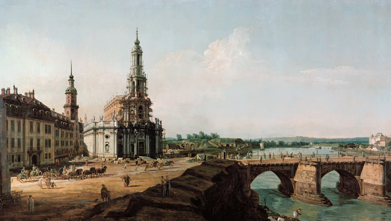 Dresden, Kath.Hofkirche / Bellotto de Bernardo Bellotto