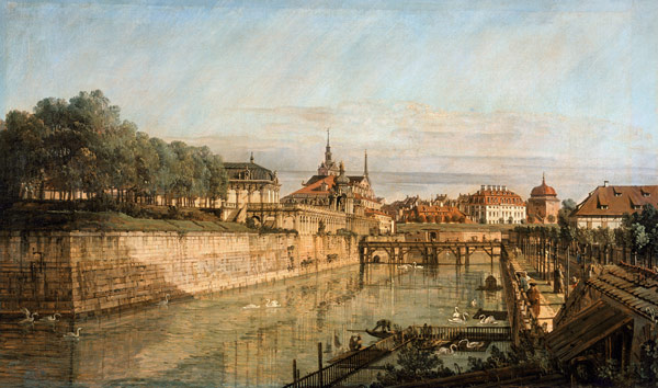 Dresden , Zwinger Moat de Bernardo Bellotto