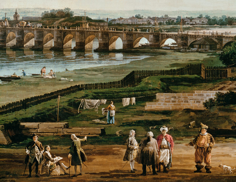 Dresden, Augustusbruecke de Bernardo Bellotto