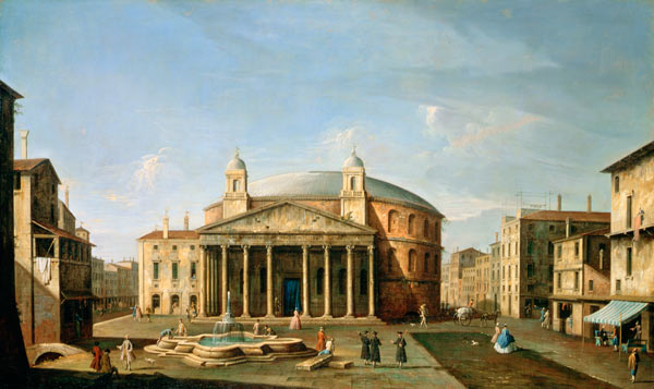The Pantheon in Rome de Bernardo Bellotto