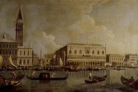 Doge palace and Piazzetta di San Marco of the Cana de Bernardo Bellotto