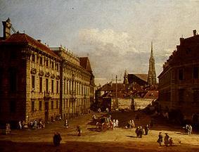 Lobkowitz square in Vienna de Bernardo Bellotto
