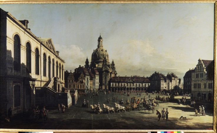 Neumarkt in Dresden de Bernardo Bellotto