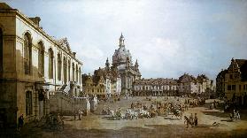 El nuevo mercado de Dresden. Visto por Jüdenhofe Belloto