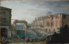 Dolo / Lock of the Brenta / Bellotto