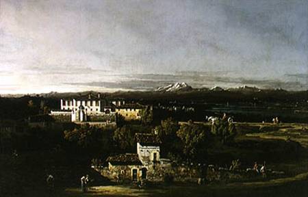 View of Gazzada, near Varese de Bernardo Bellotto