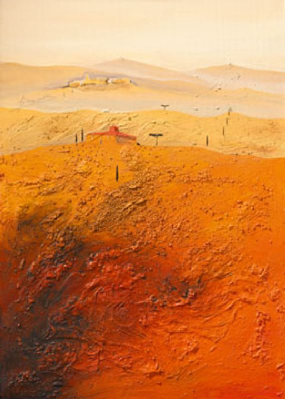 Mediterrane Landschaft 1 de Bernhard Gerner