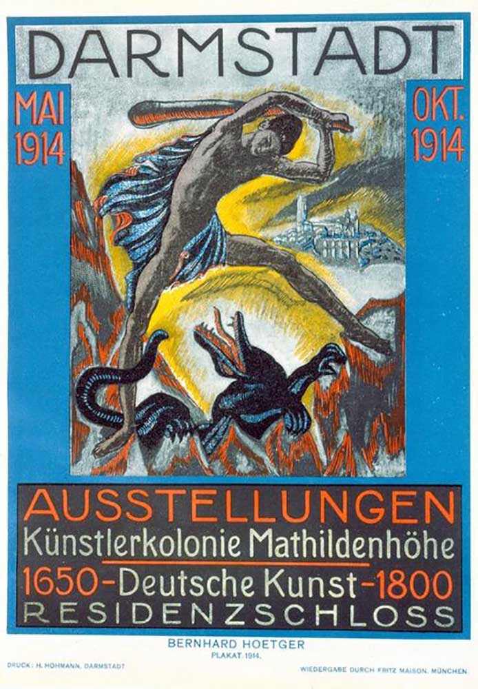 EXHIBITIONS Artists colony Mathildenhöhe / Deutsche Kuns de Bernhard Hoetger