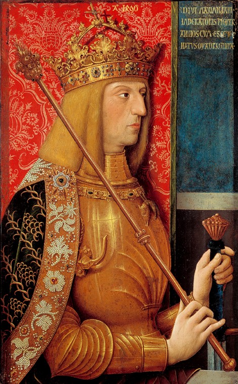 Portrait of Emperor Maximilian I (1459-1519) de Bernhard Strigel