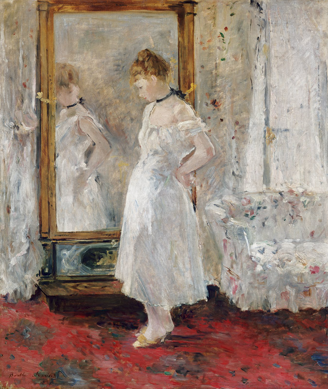 The cheval glass de Berthe Morisot