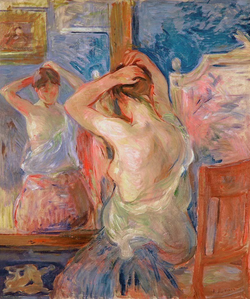 Devant la psyché de Berthe Morisot
