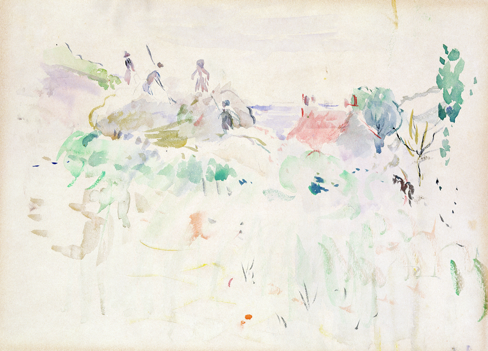 The Haystacks in Jersey de Berthe Morisot