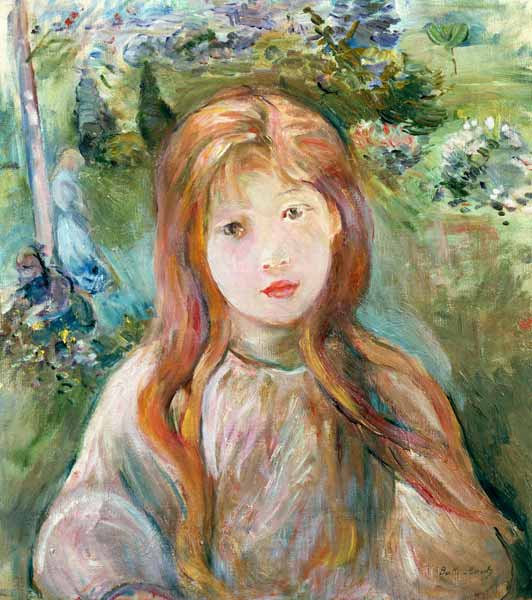 Little Girl at Mesnil de Berthe Morisot