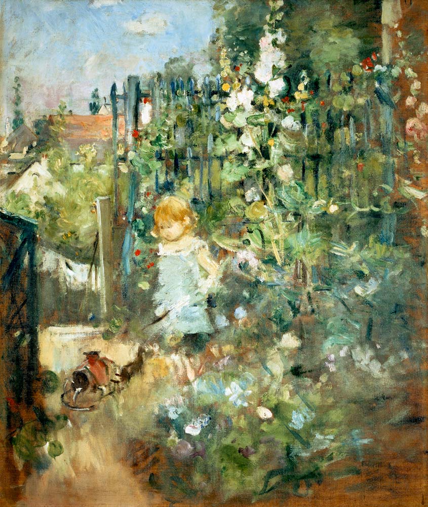 Girl in the garden de Berthe Morisot