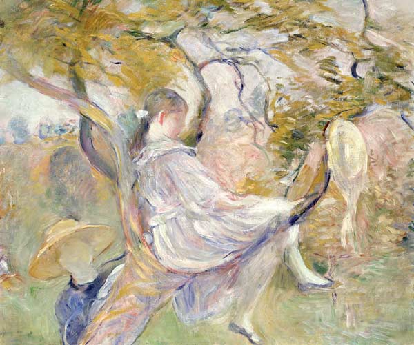In the Apple Tree de Berthe Morisot