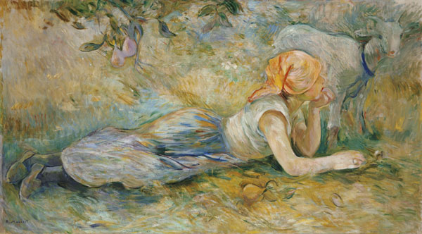 Shepherdess Resting de Berthe Morisot