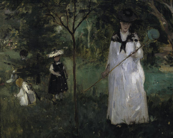 B.Morisot / Chasing butterflies / 1874 de Berthe Morisot