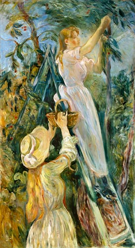 The Cherry Picker de Berthe Morisot