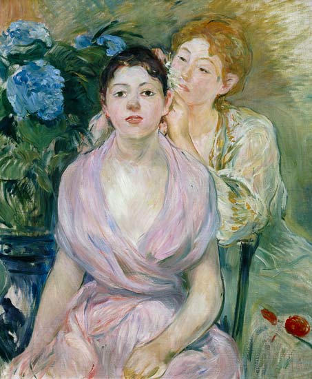 The Hortensia, or The Two Sisters de Berthe Morisot