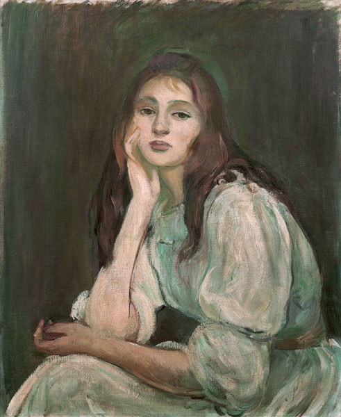 Julie Daydreaming (Julie rêveuse) de Berthe Morisot