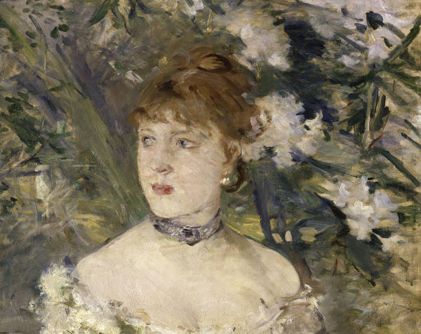 Morisot / Young lady in ballgown / 1879 de Berthe Morisot