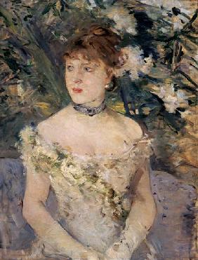 Morisot/Young woman in a ball gown/1879