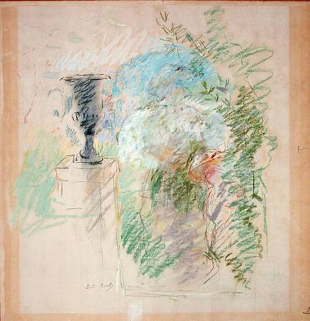 Vase in a Garden de Berthe Morisot