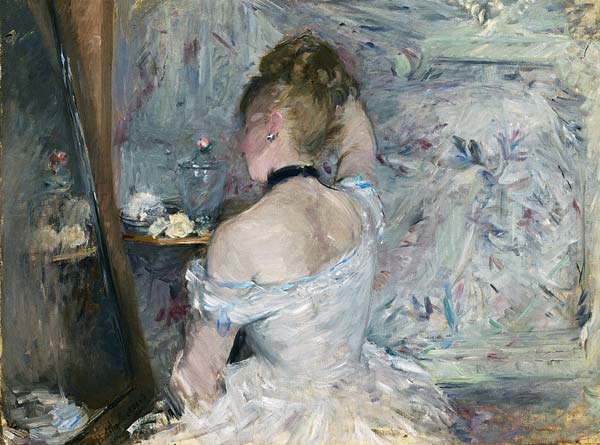 Mujer en su aseo de Berthe Morisot