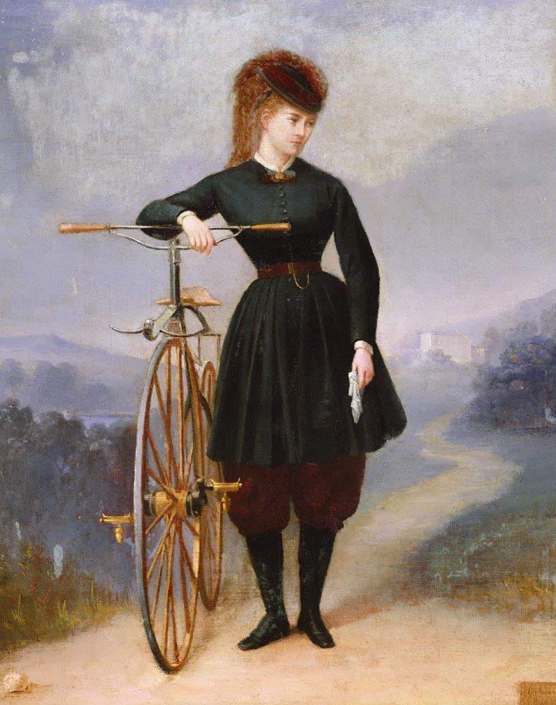 Blanche d'Antigny (1840-74) and her Velocipede de Betinet