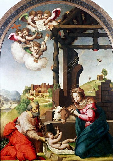Adoration of the Holy Child de Biagio Pupini
