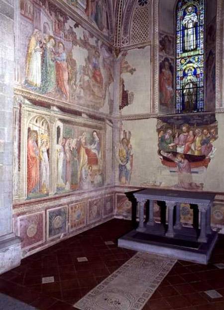 The Life of the Virgin, fresco cycle from an apse chapel de Bicci  di Lorenzo