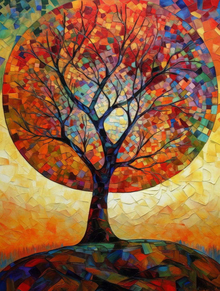 Tree Painting de Bilge Paksoylu