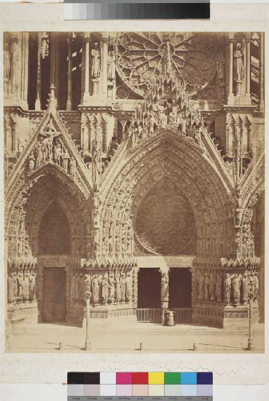 Reims: Westfassade der Kathedrale de Bisson Frères