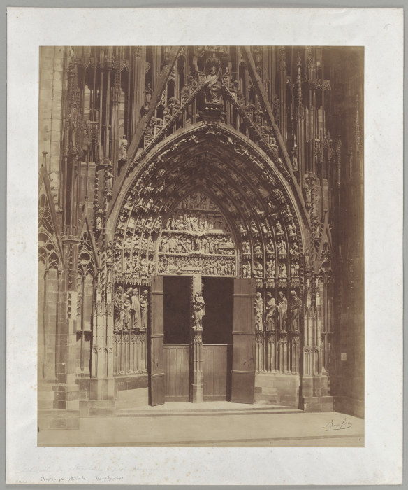 Strasbourg: The main portal of the cathedral de Bisson Frères