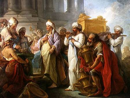 Solomon Before the Ark of the Covenant de Blaise Nicolas Le Sueur
