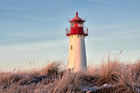 Lighthouse on winter morning