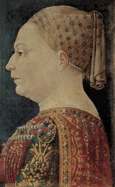 Portrait of Maria Sforza de Bonifacio Bembo