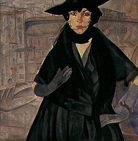 Lady in black. de Boris Dimitrijew. Grigorjew