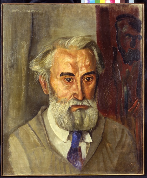 Portrait of the sculptor Sergey Konenkov (1874-1971) de Boris Dimitrijew. Grigorjew