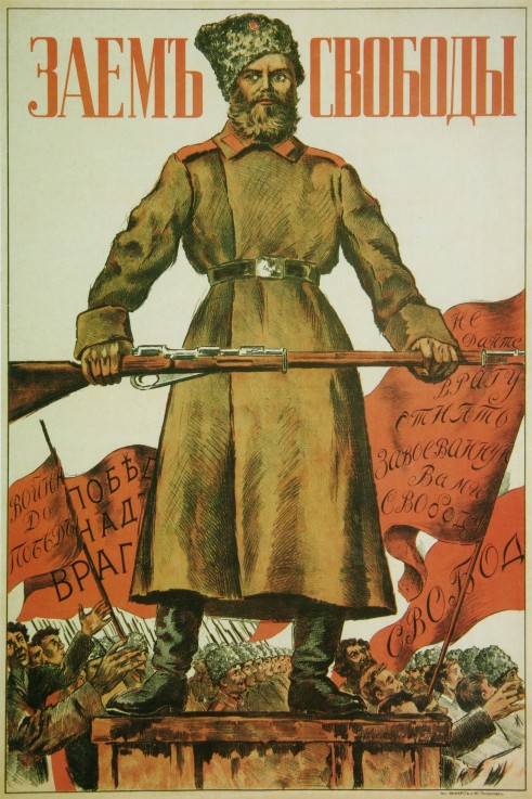 The Freedom Loan (Poster) de Boris Michailowitsch Kustodiew