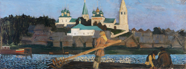 On The Volga de Boris Michailowitsch Kustodiew