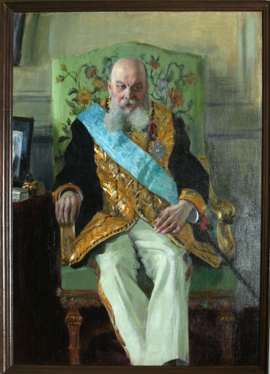 Portrait of Count Dmitri Martynovich Solski (1833-1910) de Boris Michailowitsch Kustodiew