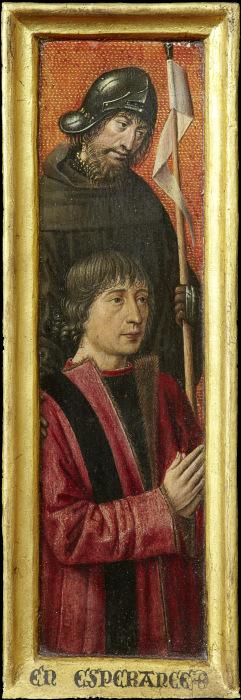 Portrait of Willem van Overbeke with Saint William