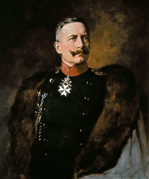 Portrait von Kaiser Wilhelm II (1859-1941)  de Bruno Heinrich  Strassberger 