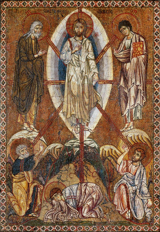 Portable icon depicting the transfiguration, 11th-12th century de Byzantine