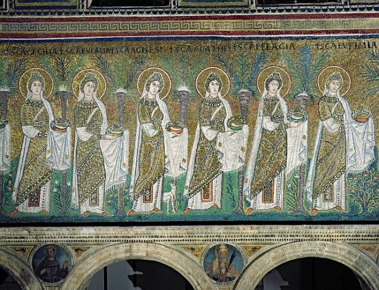 Group of Virgin Martyrs de Byzantine School