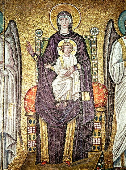 Virgin and Child, from the Procession of the Martyrs in the nave de Byzantine School